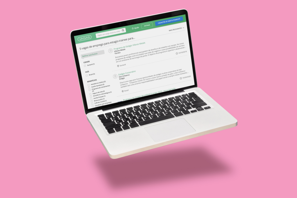 Nova funcionalidade do VAGAS filtra oportunidades de acordo com benefícios