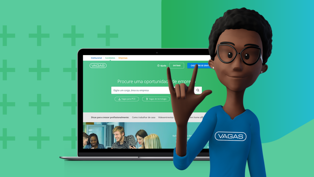 VAGAS.com.br conta com tradutor de Libras