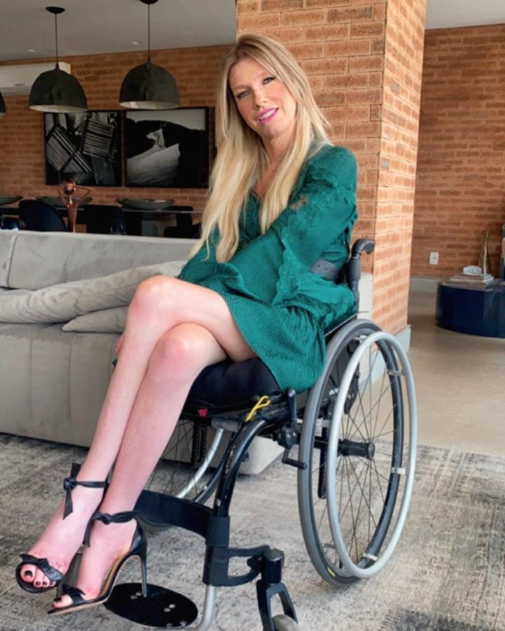 Empreendedora e cadeirante Andrea Schwarz.